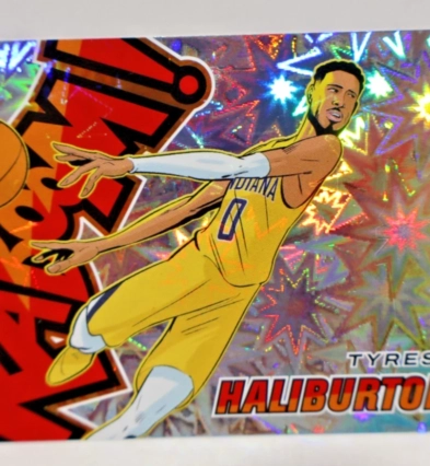 2024-25 Panini Revolution Basketball Horizontal Kaboom! Tyrese Haliburton #5.