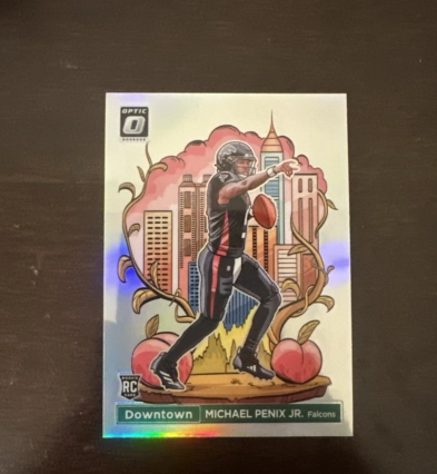 2024 Panini Donruss Optic Michael Penix Jr Downtown RC #14 SSP Case Hit