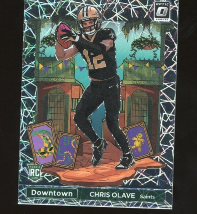 2022 DONRUSS OPTIC FOOTBALL DT-CO CHRIS OLAVE WR DOWNTOWN ROOKIE NM