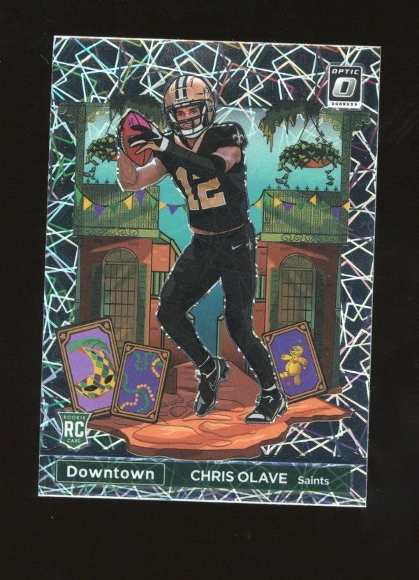 2022 DONRUSS OPTIC FOOTBALL DT-CO CHRIS OLAVE WR DOWNTOWN ROOKIE NM