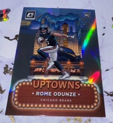 2024 Panini Donruss Optic Uptowns Rome Odunze RC SSP Case Hit Downtown Rare Gem