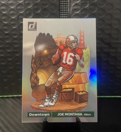 JOE MONTANA 2023 DONRUSS DOWNTOWN #17 SSP SAN FRANCISCO 49ERS
