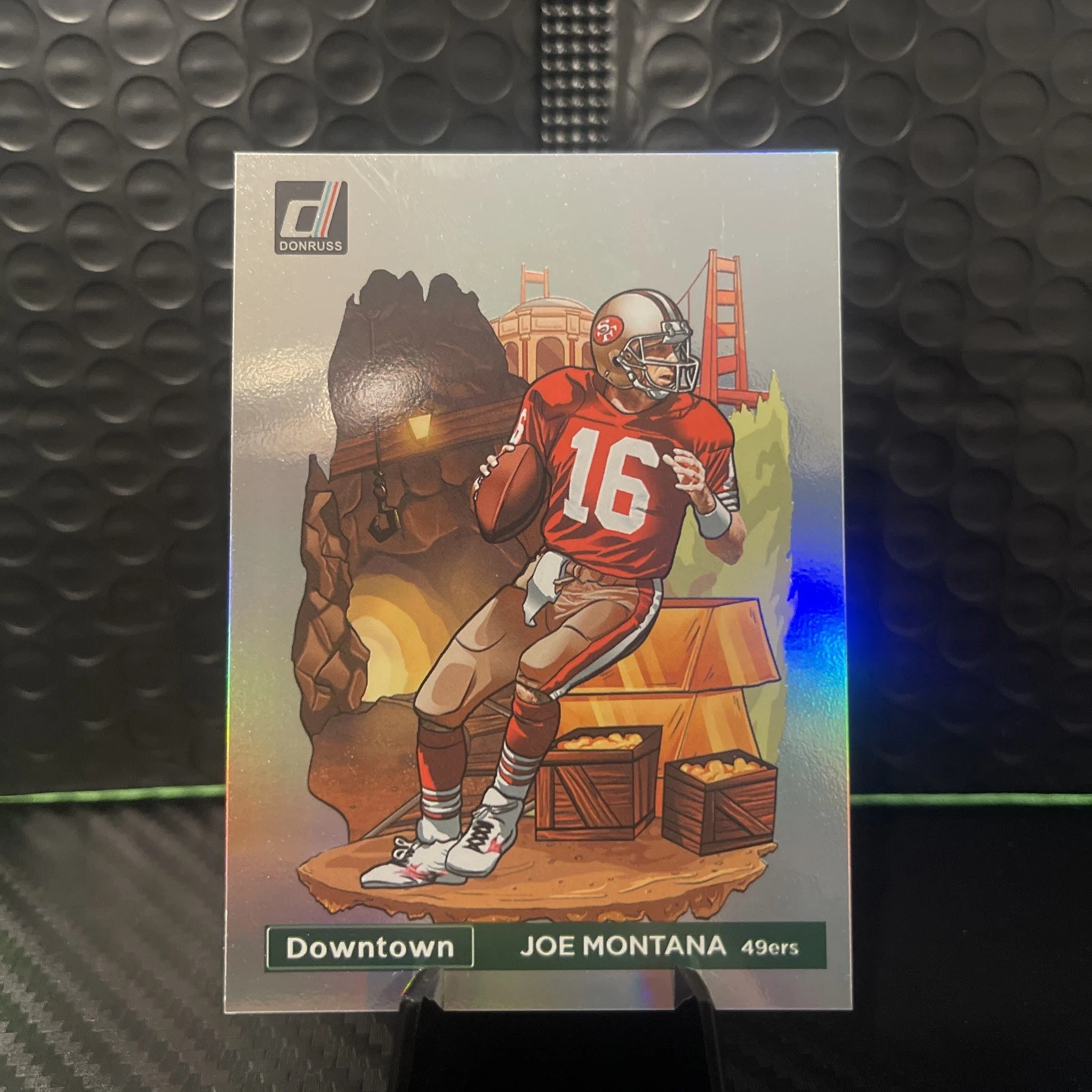 JOE MONTANA 2023 DONRUSS DOWNTOWN #17 SSP SAN FRANCISCO 49ERS