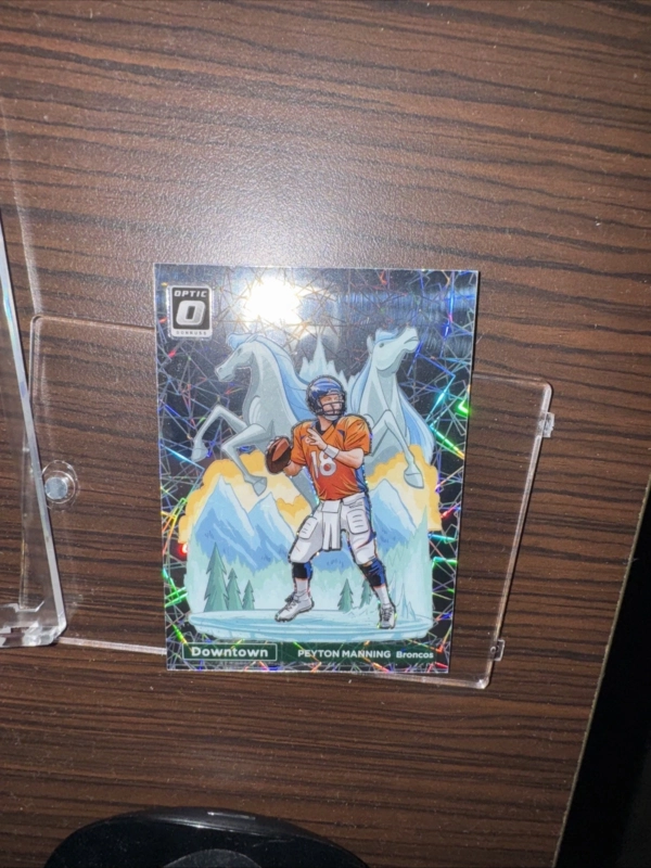 2023 Panini Donruss Optic Downtown Peyton Manning GOOD CENTERING 10 potential?