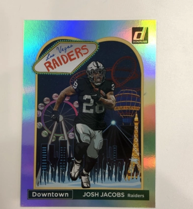 2023 Panini Donruss Downtown Josh Jacobs #D-12