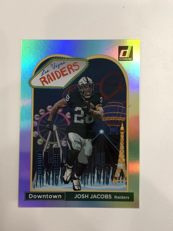 2023 Panini Donruss Downtown Josh Jacobs #D-12