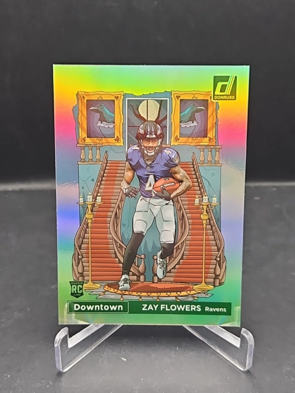2023 Panini Donruss - Downtown! Zay Flowers #D-17 (RC)