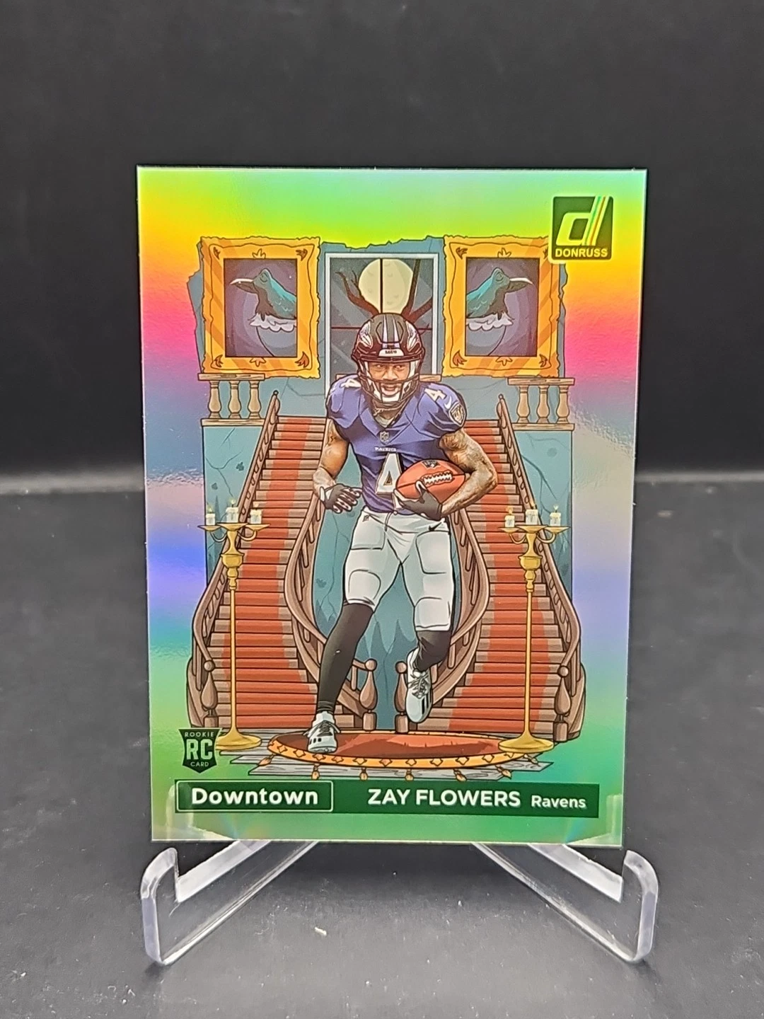 2023 Panini Donruss - Downtown! Zay Flowers #D-17 (RC)