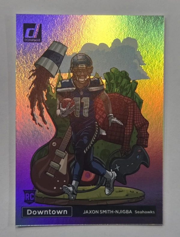 2023 Panini Donruss - Downtown! Jaxon Smith-Njigba #D-15 (RC) Seattle Seahawks