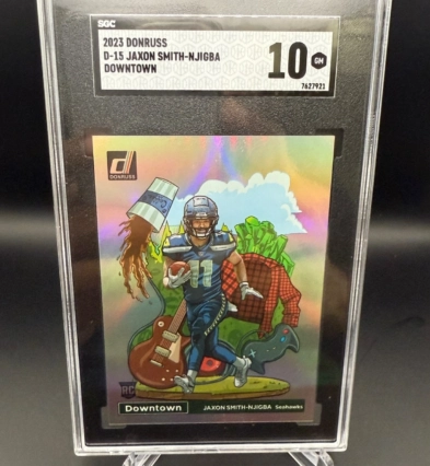 2023 Panini Donruss Downtown! Jaxon Smith-Njigba #D-15 RC SGC 10 GEM Card