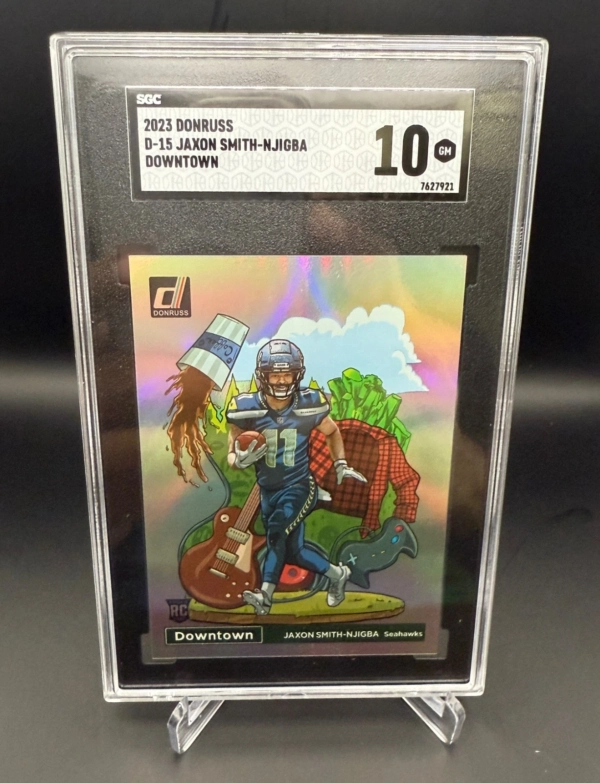 2023 Panini Donruss Downtown! Jaxon Smith-Njigba #D-15 RC SGC 10 GEM Card