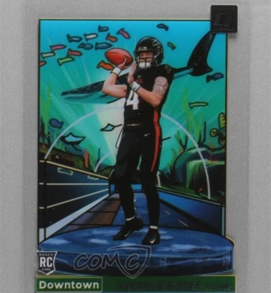 2022 Panini Clearly Donruss Downtown Desmond Ridder #DT-DR Rookie RC