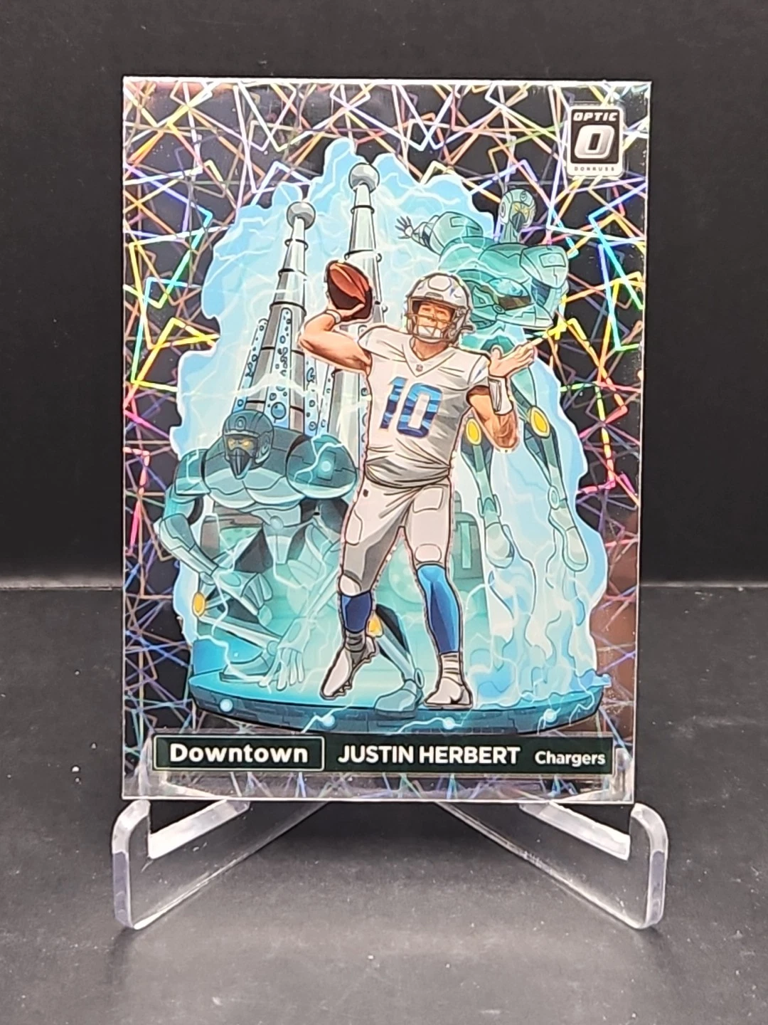 2022 Panini Donruss Optic - Downtown Justin Herbert #DT-JH