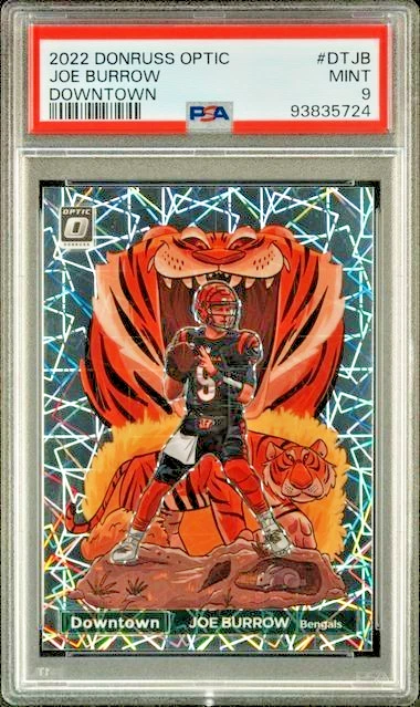 2022 Panini Donruss Optic - Downtown Joe Burrow #DT-JB