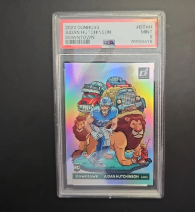 2022 Panini Donruss Optic - Downtown Aidan Hutchinson #DT-AH (RC) PSA 9