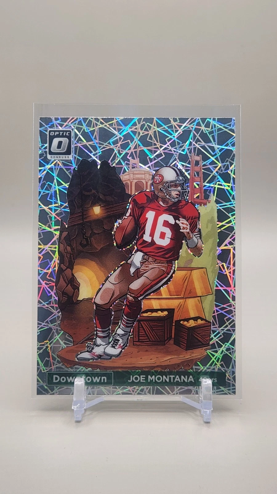 2023 Panini Donruss Optic - Downtown Joe Montana #D-7 SSP