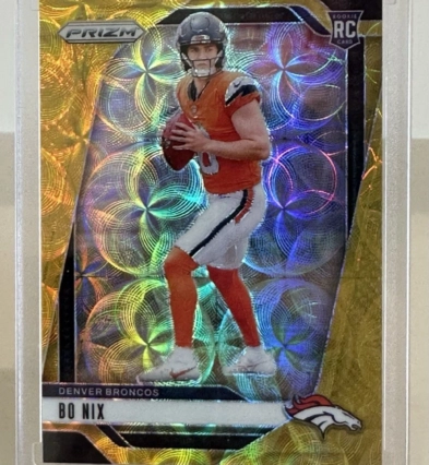 2024 Prizm Choice Bo Nix Gold Scope 01/10 Broncos Factory Sealed