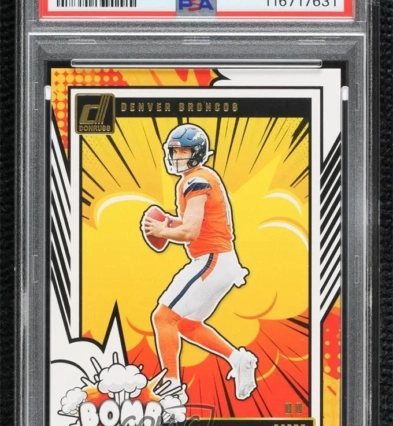 2024 Panini Donruss Bomb Squad Bo Nix #27 PSA 10 GEM MT Rookie RC