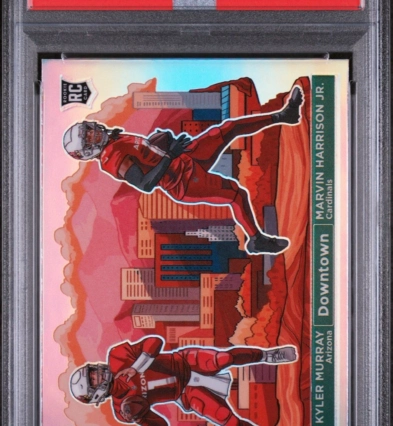 2024 PANINI DONRUSS OPTIC DOWNTOWN DUOS KYLER MURRAY/MARVIN HARRISON JR. PSA 9