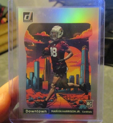 2024 PANINI DONRUSS MARVIN HARRISON JR. DOWNTOWN RC #12 - READ