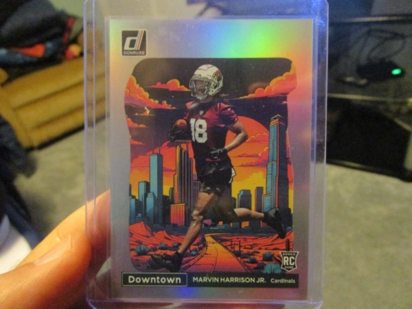 2024 PANINI DONRUSS MARVIN HARRISON JR. DOWNTOWN RC #12 - READ