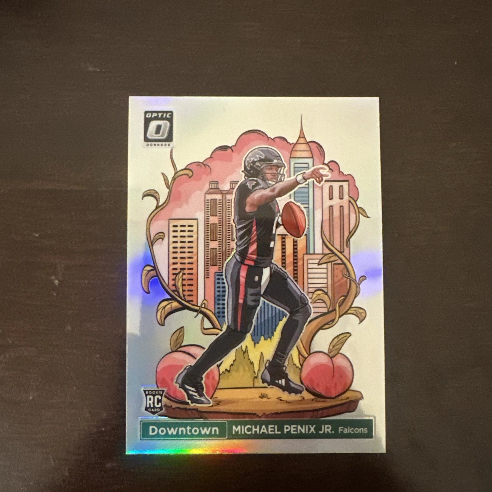 2024 Panini Donruss Optic Michael Penix Jr Downtown RC #14 SSP Case Hit