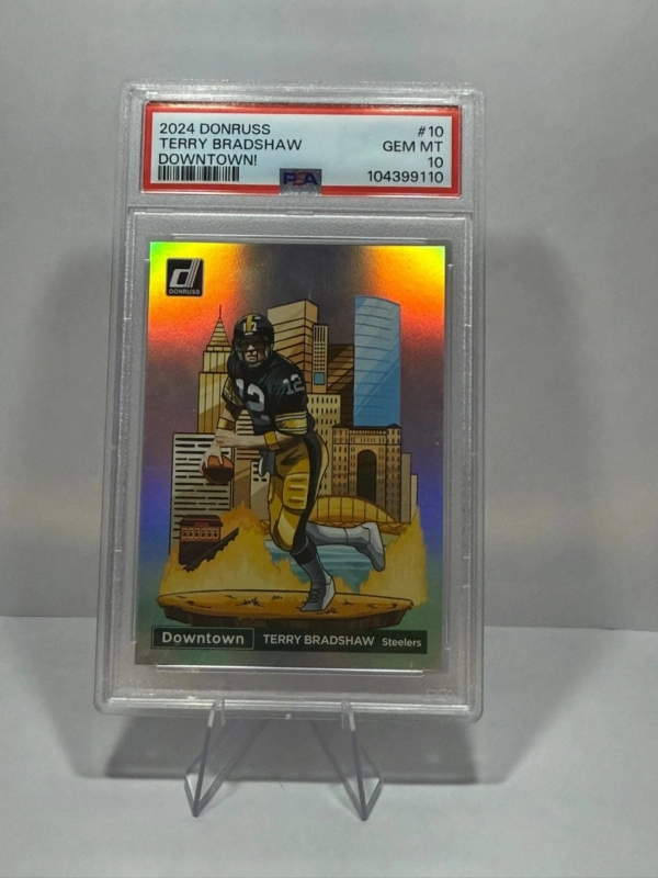 2024 Panini Donruss - Downtown! Terry Bradshaw #10 - PSA 10