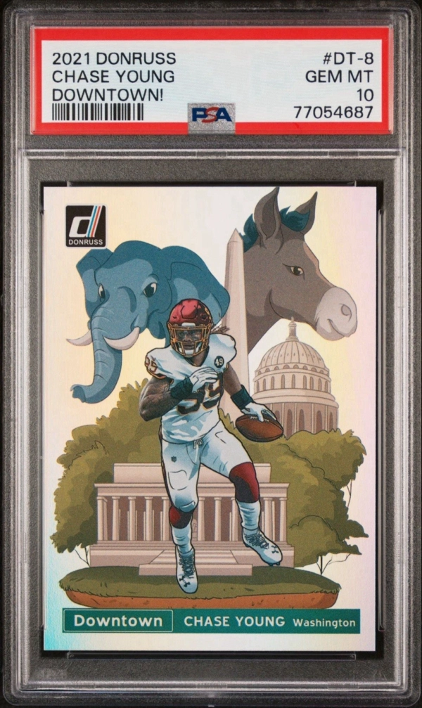 2021 Donruss - Chase Young - Downtown PSA 10 #DT8 Case Hit RARE GEM MINT