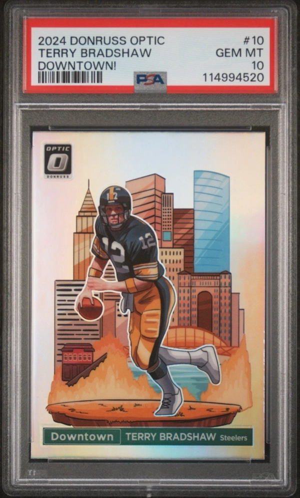 2024 Panini Donruss Optic Downtown! Terry Bradshaw #10 POP 22