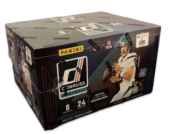 2024 DONRUSS FOOTBALL NFL RETAIL BOX 24 PACK NEW FACTORY SEALED DOWNTOWN IN HAND