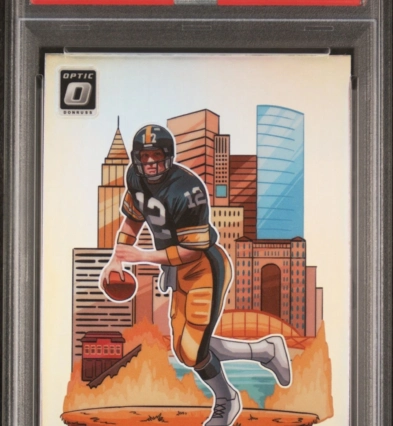 2024 PANINI DONRUSS OPTIC DOWNTOWN! #10 TERRY BRADSHAW PSA 9