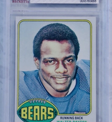 1976 Topps Walter Payton Rookie RC #148 BVG 7 Near Mint HOF Chicago Bears