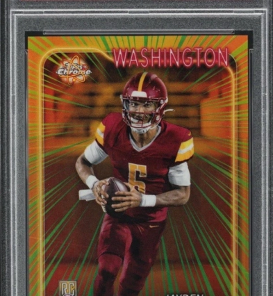 Jayden Daniels 2024 Topps Chrome Radiating Rookies #RR2 Rookie PSA 10 Gem RC
