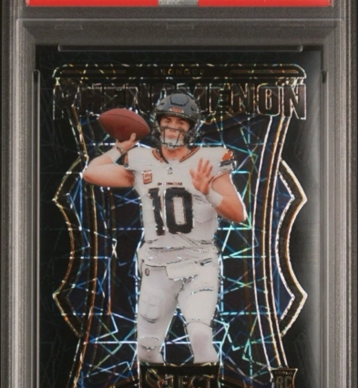 2024 Panini Select - Bo Nix 1 Of 1! Phenomenon Black Prizm #1/1 (RC) - PSA 10