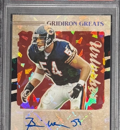 2024 Mosaic Brian Urlacher Gridiron Greats Autograph PSA 10 GEM/MT! HOF!
