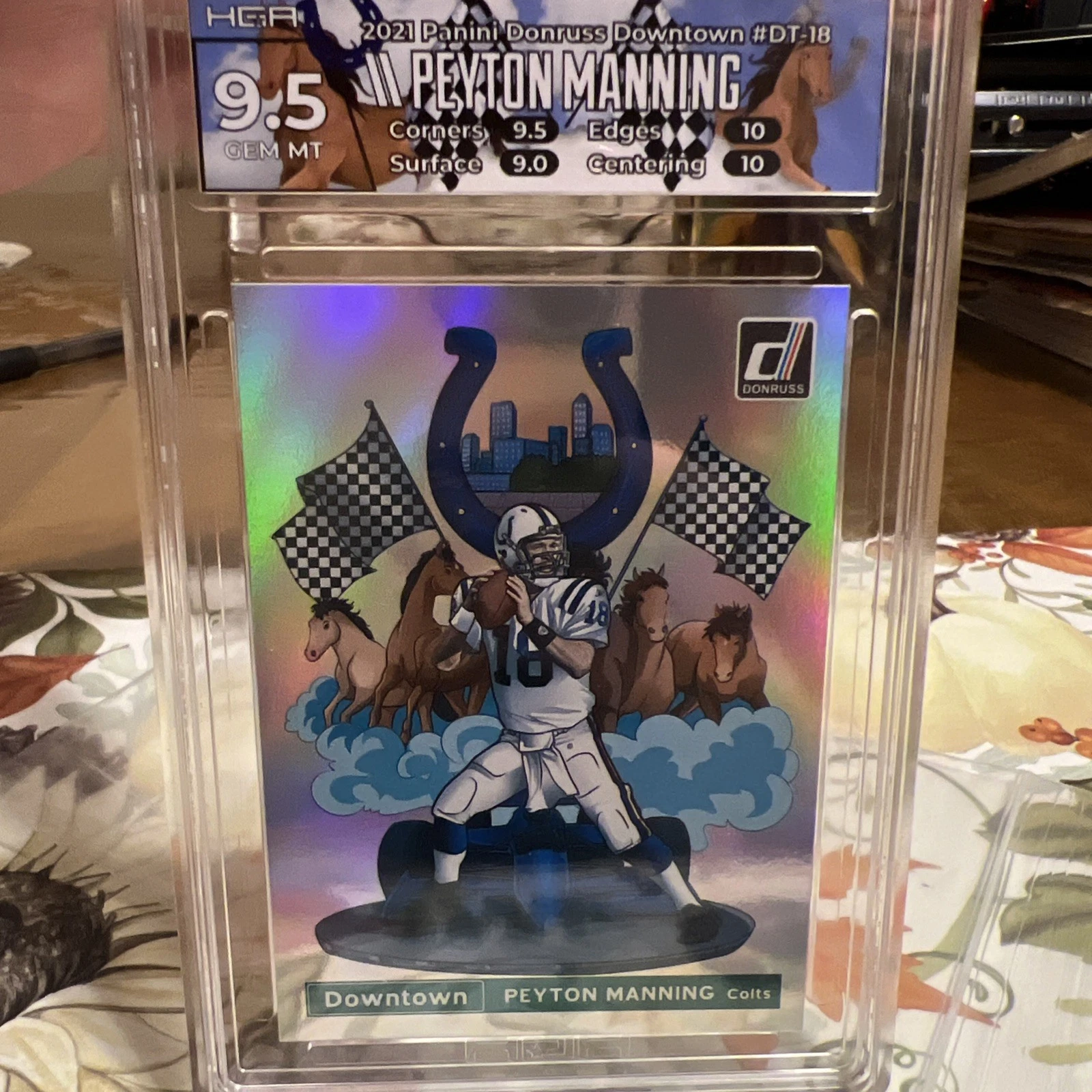 2021 Panini Donruss Downtown! Peyton Manning #DT-18