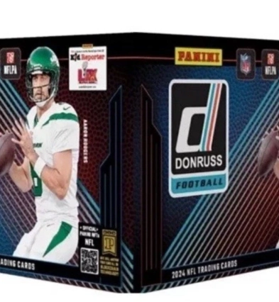 2024 NEW SEALED DONRUSS RETAIL BOX FOOTBALL CARDS 24 PACKS DOWNTOWN HUNT IN HAND