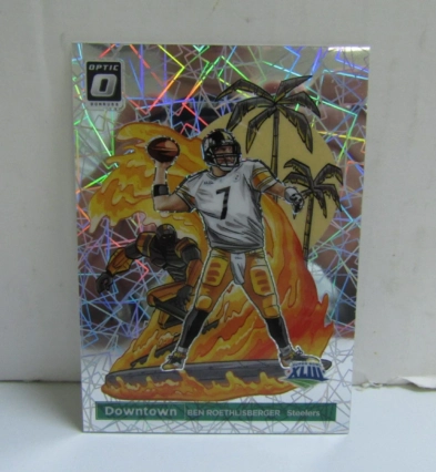 2023 Panini Donruss Optic Ben Roethlisberger Super Bowl Downtown Steelers