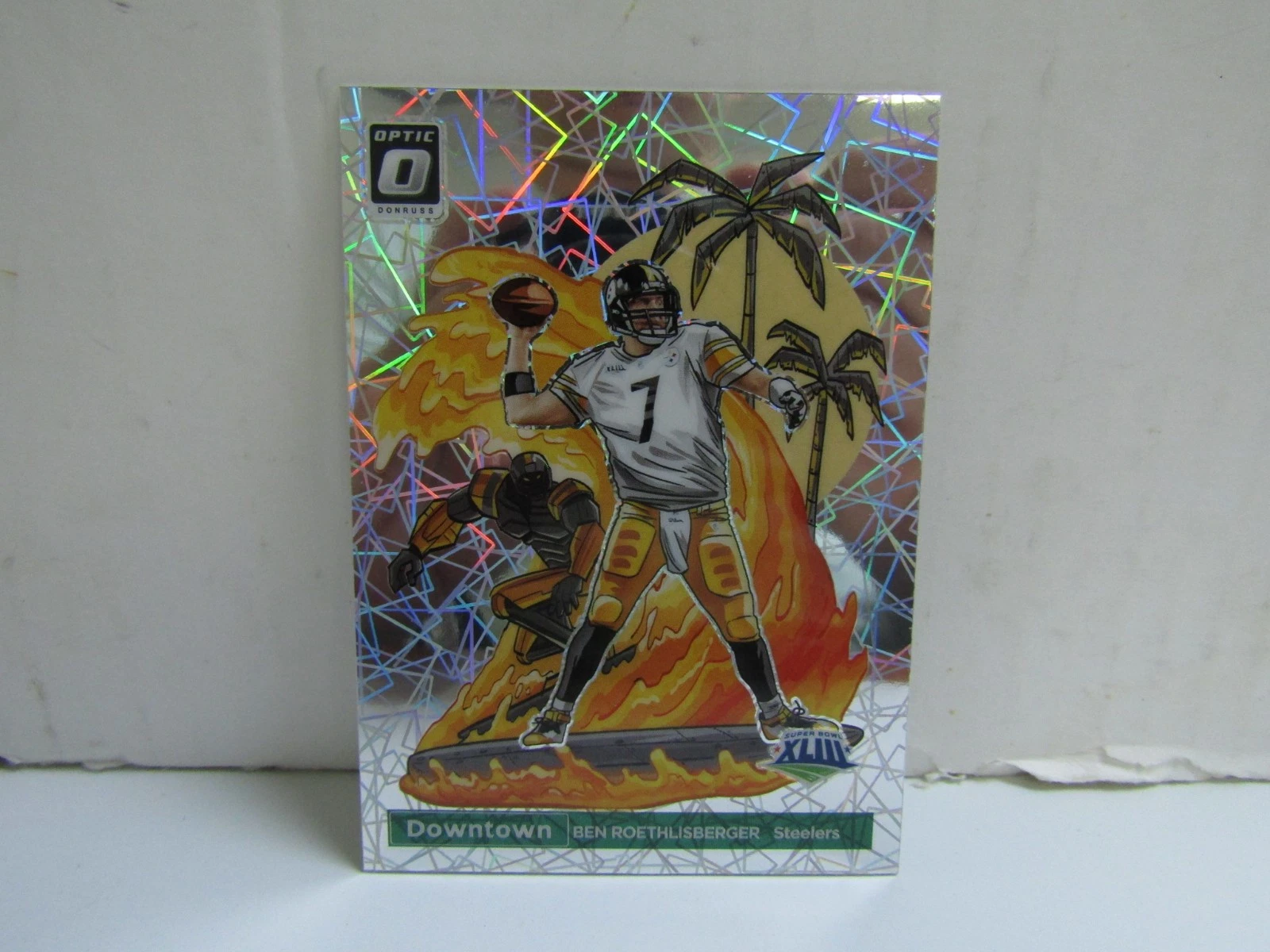 2023 Panini Donruss Optic Ben Roethlisberger Super Bowl Downtown Steelers