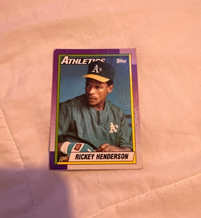 Rickey Henderson vintage baseball