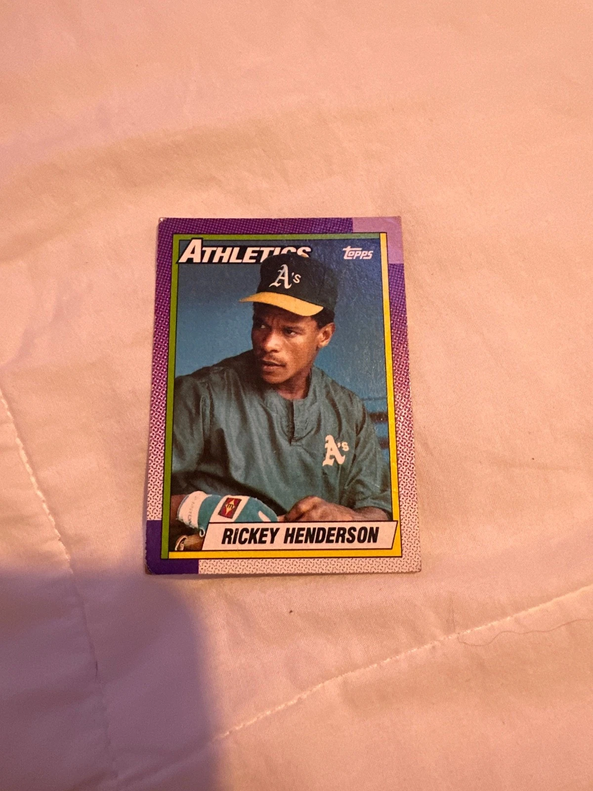 Rickey Henderson vintage baseball