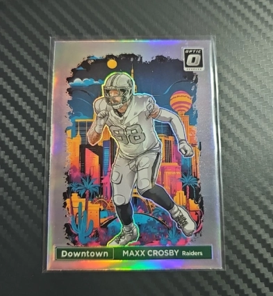 2024 Panini Donruss Optic Downtown! Maxx Crosby #23 Raiders NFL