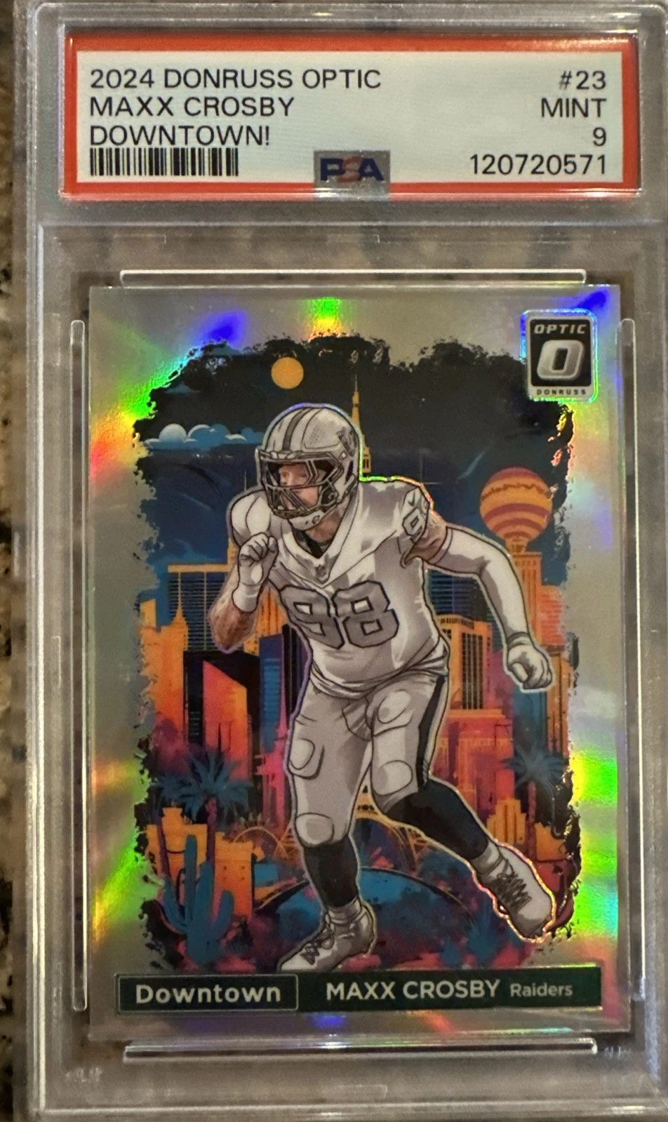 2024 Panini Donruss Optic - Downtown! Maxx Crosby #23