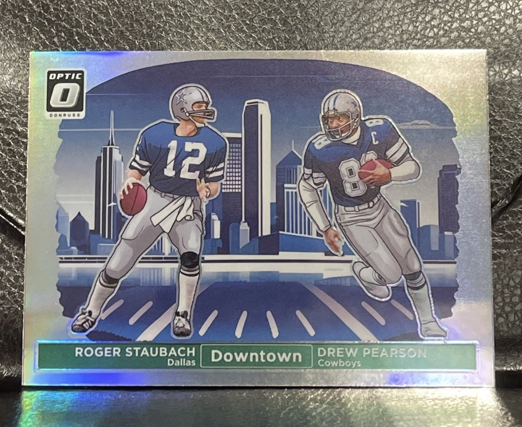 Roger Staubach & Drew Pearson Dual Downtown 2024 Donruss Optic