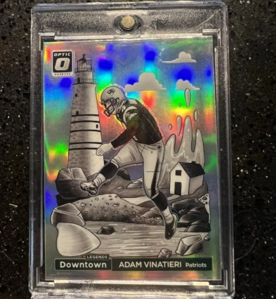 2024 Donruss Optic Adam Vinatieri “Legends” Downtown SSP Case Hit #9 Patroits