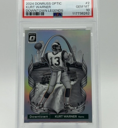 PSA 10 - 2024 PANINI DONRUSS OPTIC LEGENDS DOWNTOWN - KURT WARNER