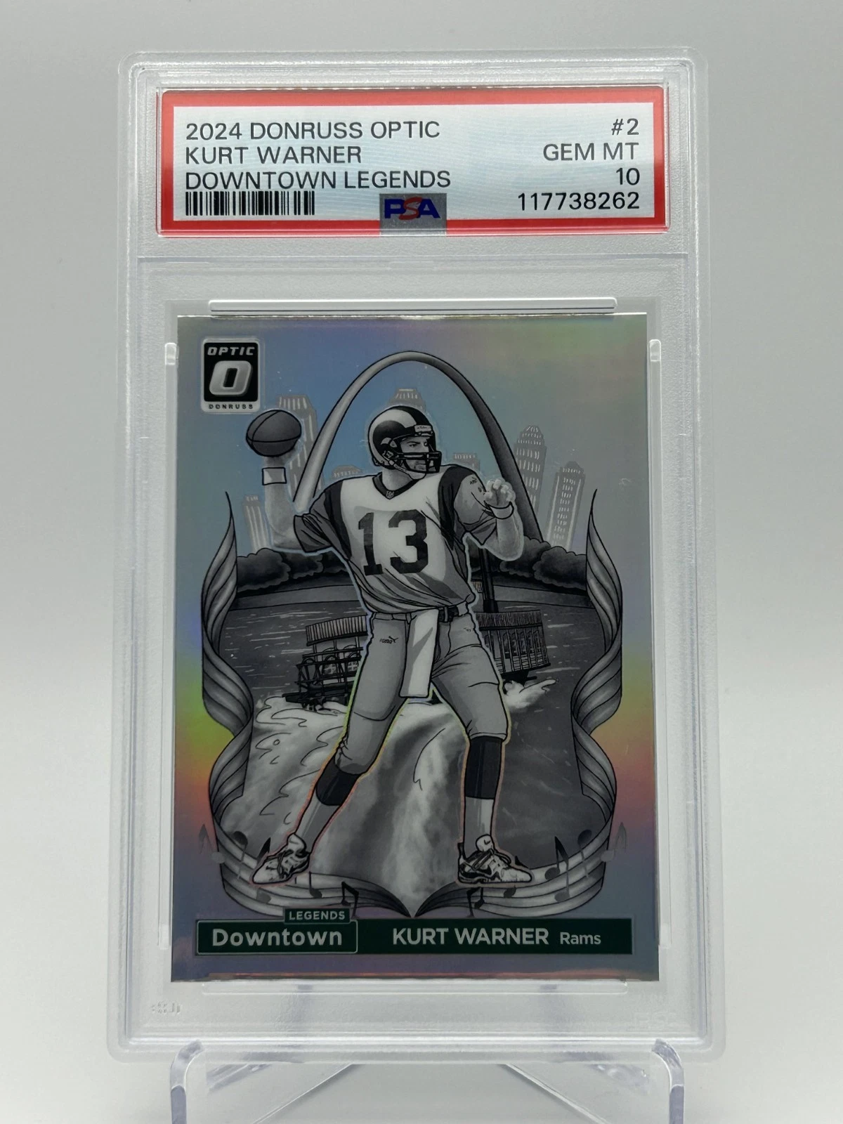 PSA 10 - 2024 PANINI DONRUSS OPTIC LEGENDS DOWNTOWN - KURT WARNER