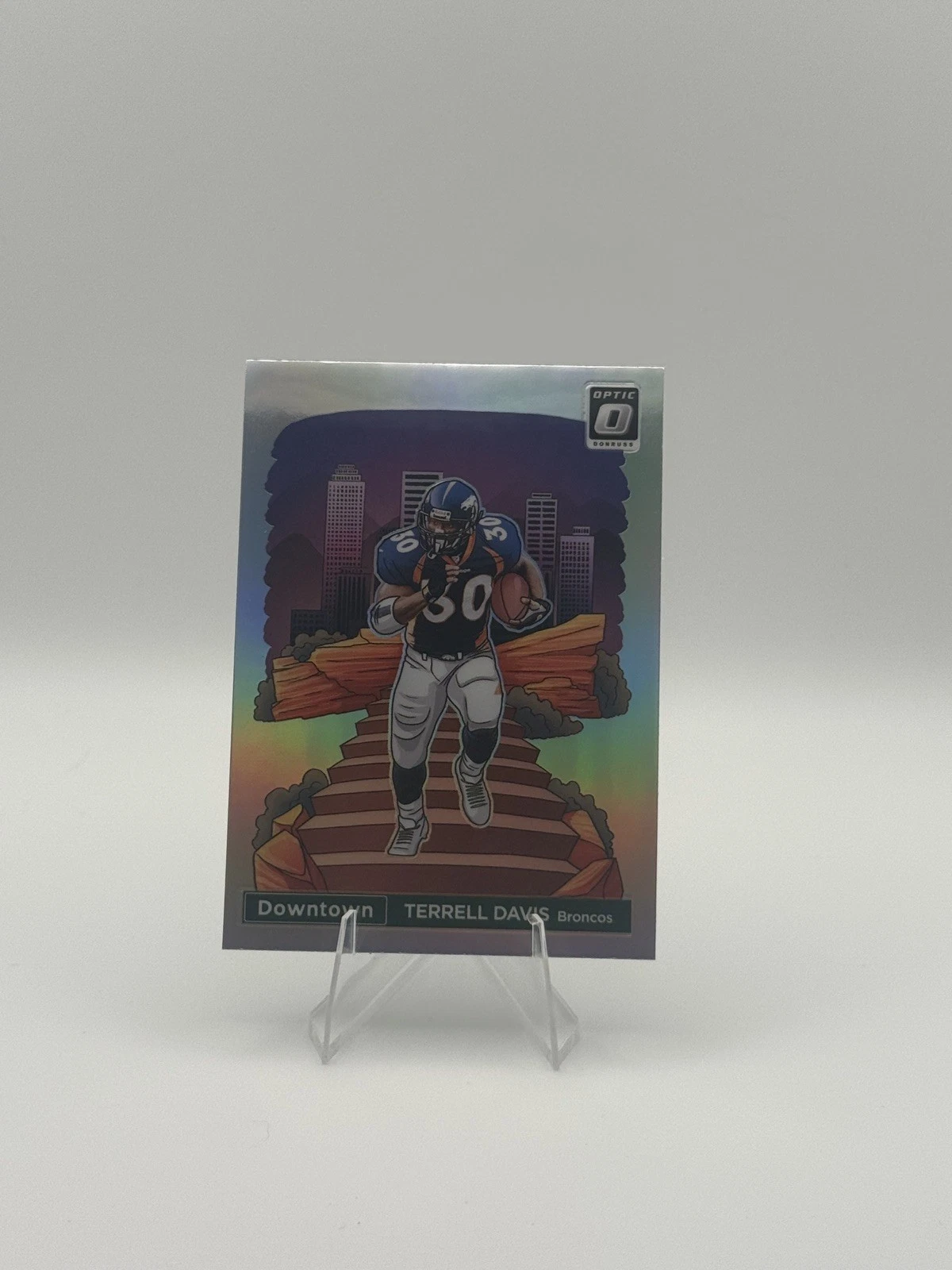 2024 Panini Donruss Optic Terrell Davis DOWNTOWN #24 SSP CASE HIT Denver Broncos