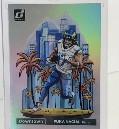 READ! 2024 Panini Donruss - DOWNTOWN! #20 Puka Nacua SSP Regular Size READ!