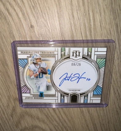 2023 Panini National Treasures Justin Herbert auto /25